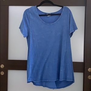 Xl faded blue tee shirt